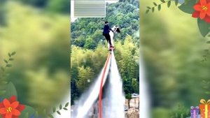 Внимание! Всем повторять! Свадебный танец над водой (Флайборд)