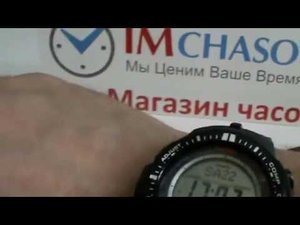 Обзор. Мужские японские спортивные наручные часы Casio Protrek PRW-3000-1E
