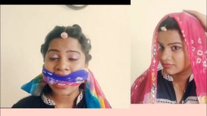 #Gagged video #Badini dupatta scarf#Gagged talk video #Draping  badini dupatta