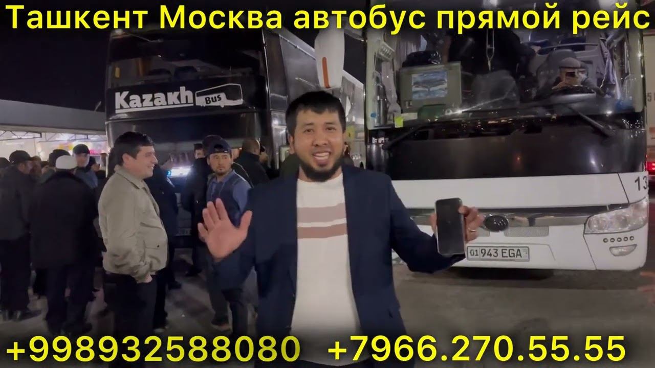 Узбекистан Москва автобус ￼прямой рейс ￼￼ комфортабельные люкс автобус прямой рейс #ташкент #2024￼￼