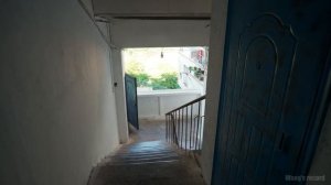 China's rural town walk. Ordinary life in the old streets. Sanjiang Town, Chongqing