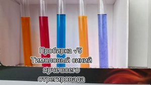 Химия цвета. Домашние опыты. Индикаторы цвета.