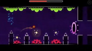 Geometry Dash 11 уровень (3 монеты)
