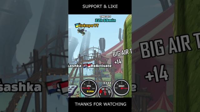 ⚠️ NEW Community Showcase ⚠️ (Overtrialed) - Hill Climb Racing 2 #shorts #hcr2