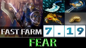 Fear [Sven] Magic Of Fast Farming TI8 Patch ► Dota 2 7.19