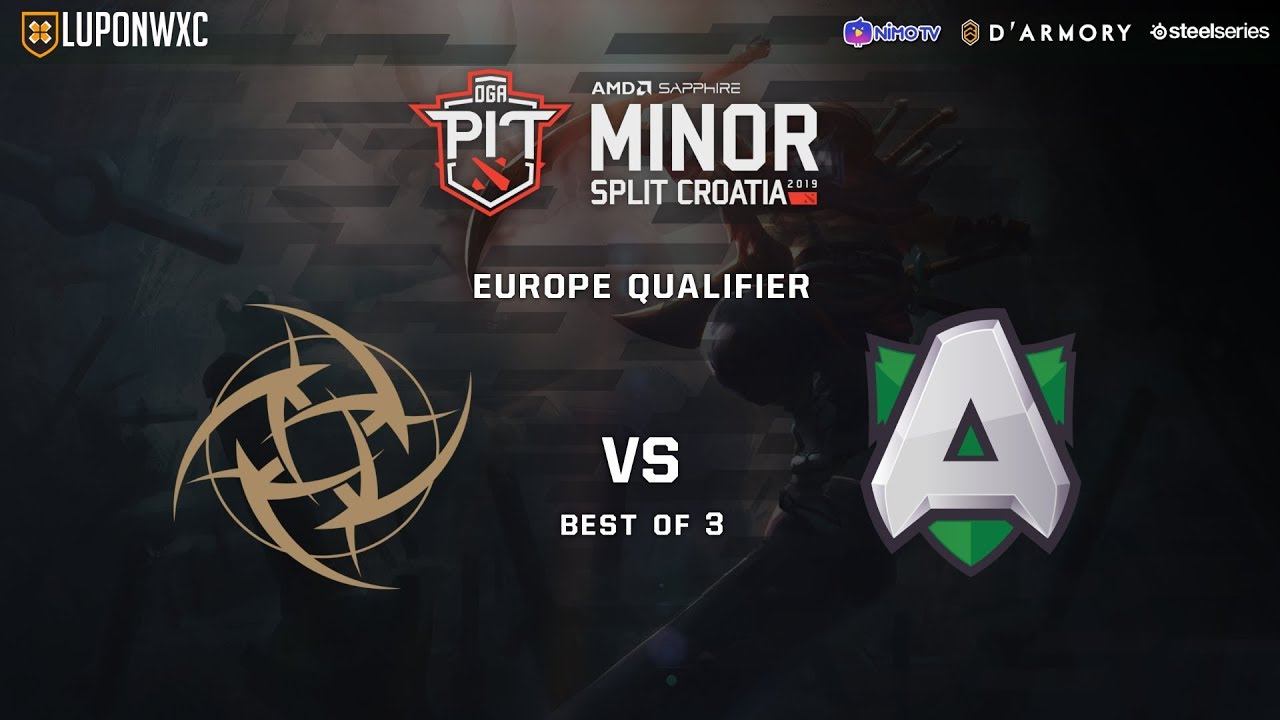 Alliance vs Ninjas In Pyjamas Game 2 (BO3) OGA Dota Pit Minor EU Qualifiers смотреть онлайн
