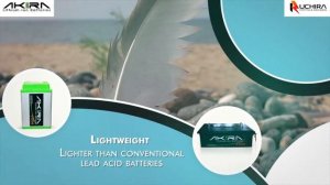 Akira lithium-ion batteries for two wheeler and three wheeler