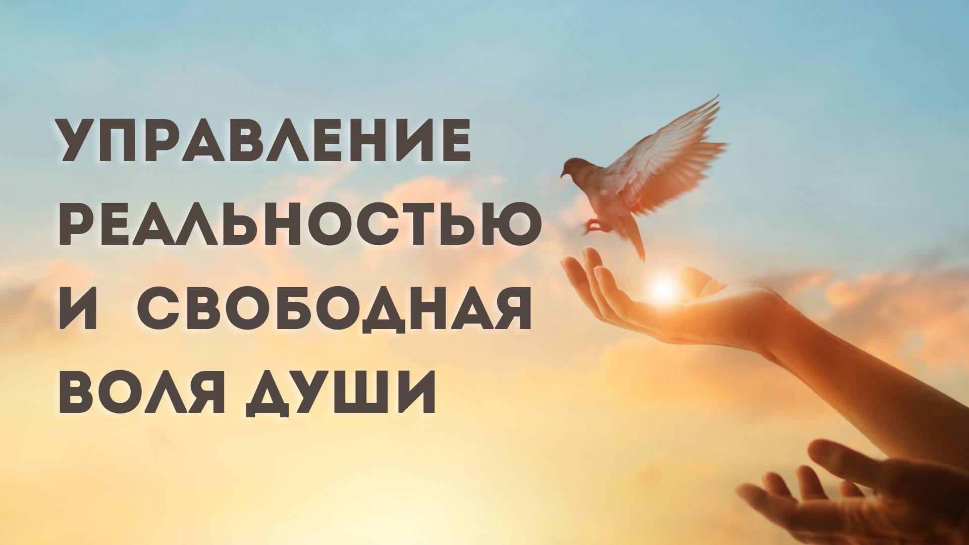 Управление нашей реальностью СВЫШЕ и свободная воля души