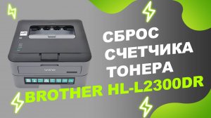 СБРОС СЧЕТЧИКА ТОНЕРА BROTHER HL-L2300DR