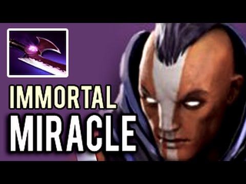 Miracle Immortal Anti Mage Solo Mid with Silver Edge vs Invoker 9000 MMR Gameplay Dota 2 смотреть онлайн