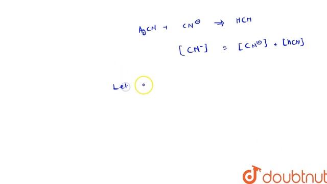 Calculate the solubility of `AgCN` in a buffer solution of `pH 3.0`. Assume that no cyano comple... смотреть онлайн