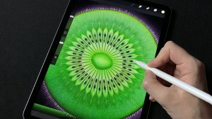 Урок рисования в Procreate для начинающих - Рисуем киви, изучаем симметрию