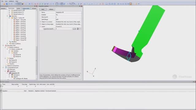 FlowVision tutorial: Sector of a rotor