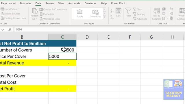 How to use Goal Seek Function in Excel