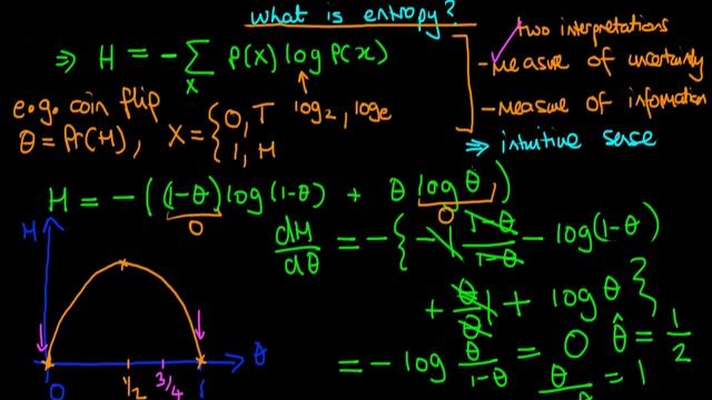 What is meant by entropy in statistics?