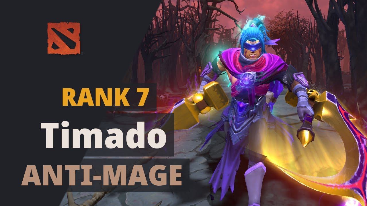 Timado (Rank 7) plays Anti-Mage Dota 2 Full Game смотреть онлайн