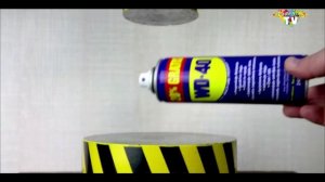 100-ТОННЫЙ ГИДРАВЛИЧЕСКИЙ ПРЕСС против АЛЮМИНИЕВОГО ШПИЛЯ,  ШАРА, МОНЕТ