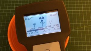 Multichannel Analyzer MCA ver.3 with CsI(Tl) 10x35mm detecting uranium glaze radioactive Fiestaware