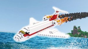 Крушение самолёта в майнкрафт