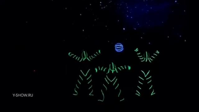 Видео  Световое  Неоновое шоу 002 01 4
