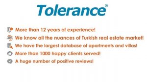 REAL ESTATE IN TURKEY FROM TOLERANCE