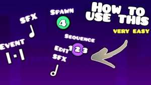 Small Education #1: how to use SFX trigger in geometry dash 2.2