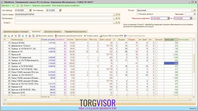 Как оформить эффективный заказ поставщику в 1С УТ 10.3 -  Часть 5