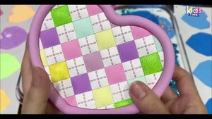 СИНИЙ СЛАЙМ I Смешивание случайных цветов в глянцевый слайм