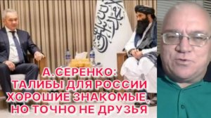 А.СЕРЕНКО: Шойгу помахал перед носом талибов "красивой открыткой" на Новый год