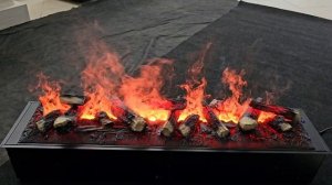 Новый 1м электроочаг с эффектом живого пламени. Дрова и панель в комплекте. Design L1000RF 3D
