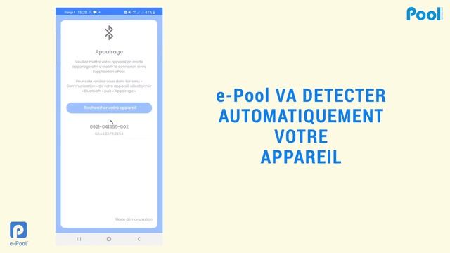 e Pool : Mise à jour logiciel - POOL TECHNOLOGIE