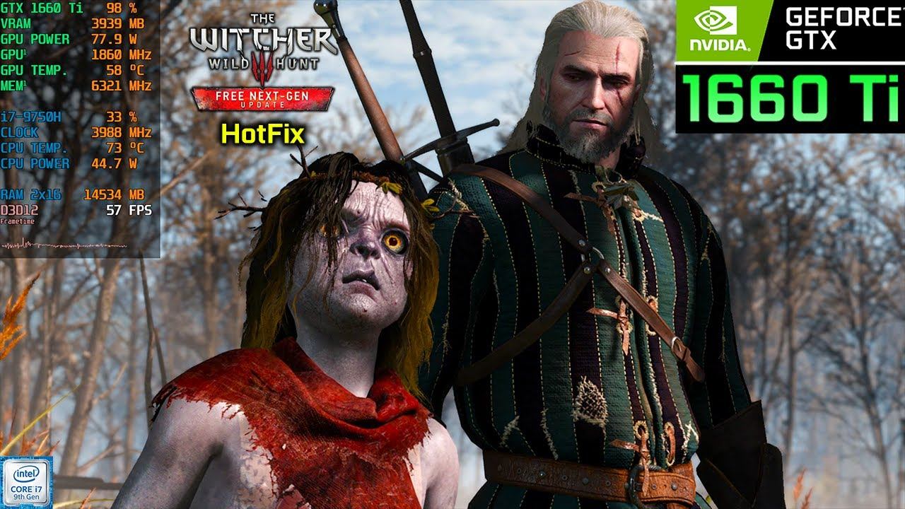 GTX 1660 Ti | The Witcher 3 Next Gen Hotfix Ultra Settings 1080p