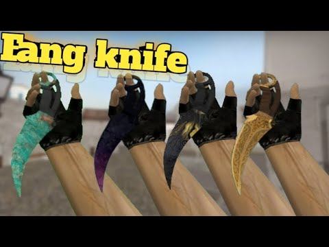 Cs 1.6 Skin pack Fang Knife Standoff2