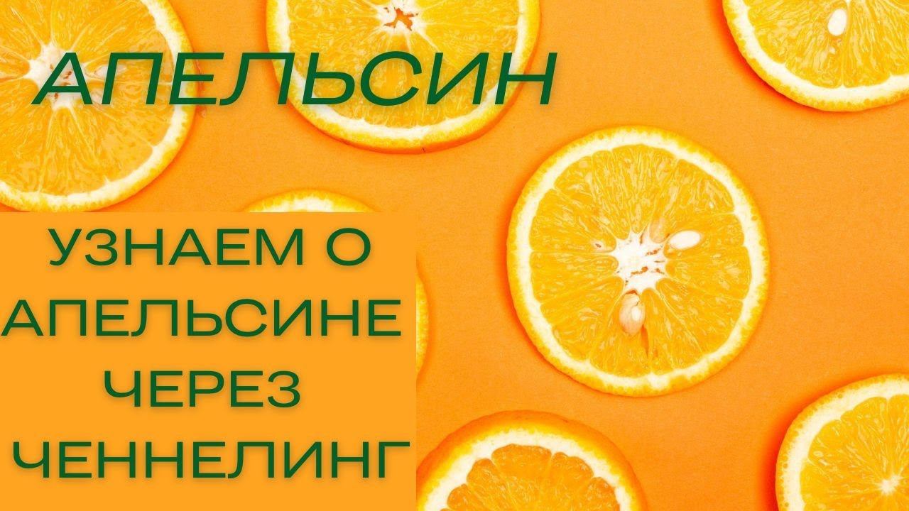 Апельсин Ченнелинг. Фрукты через Ченнелинг.
