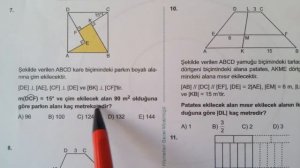 Özel DÖRTGENLER 2 | TYT | AYT | ALES | KPSS | DGS | Mezun A | 12. Sınıf A | MEB Kazanım Testi 38