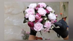 Мыловарение/Букет в руку из мыла/ Букет из мыла/ Цветы из мыла/ Мыльная флористика/Букет из роз