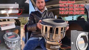 10,000 Watts RMS With 1 15" Earthquake HoleeS 150.61 DB @31 HZ/ Crazy Subwoofer Extream Bass!