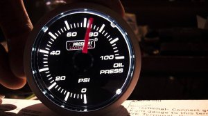 Prosport oil pressure gauge