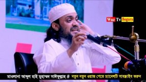 যে ওয়াজ শুনে বাবা মুগ্ধ । আব্দুল হাই মুহাম্মাদ সাইফুল্লাহ 2022।abdul hi muhammad saifullah 2022