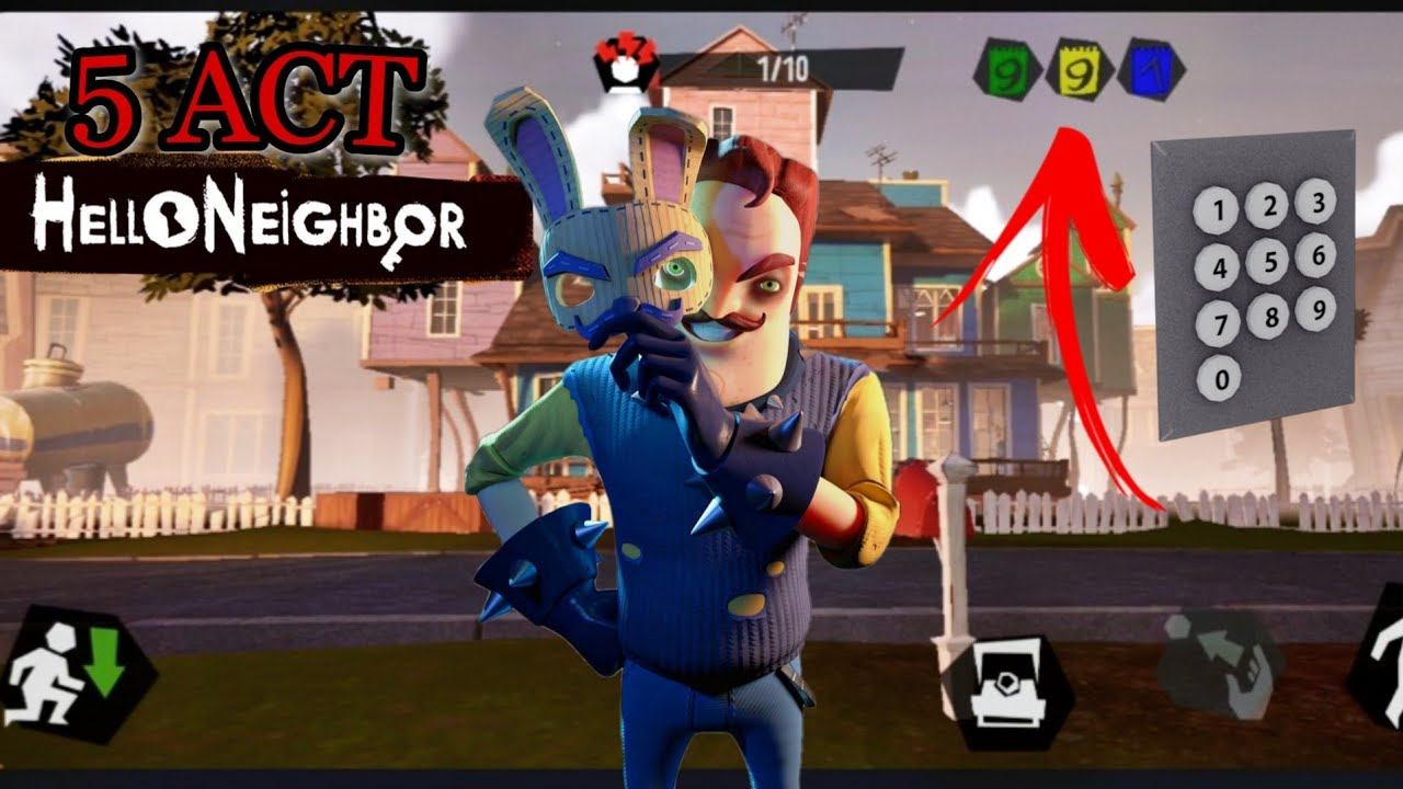 5 act. 5акт. Hello neighbor. привет сосед.  Прохождение... #helloneighbor #приветсосед