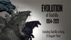 Evolution of GODZILLA: size comparison (1954-2021) Godzilla vs Kong [SFM]