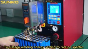 SUNKKO A300+ Pneumatic Transformer Battery Spot Welder Tutorial Video