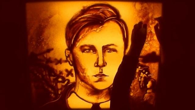 ГЕРОЙ Великой Отечественной войны Семьин Степан Егорович - песочный фильм от Логиновой Людмилы