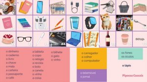 👜📱🍷Повседневные вещи и множественное число по-португальски