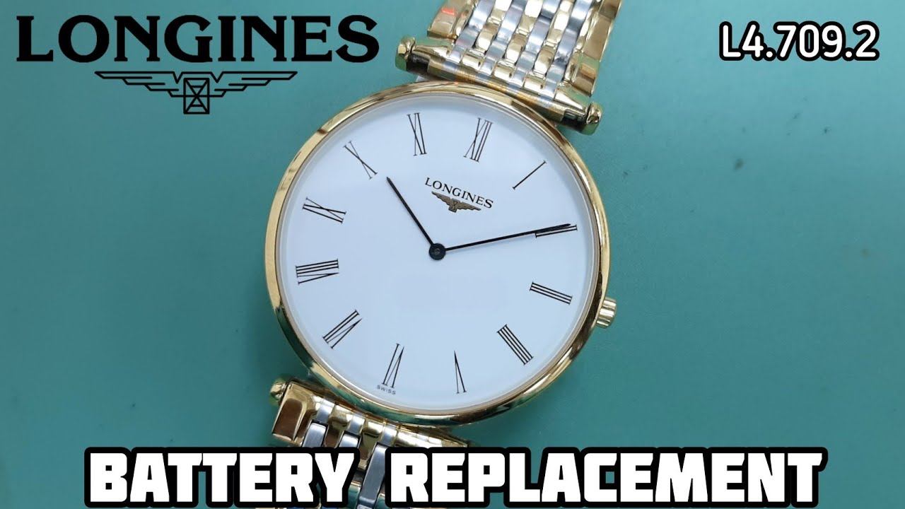 How To Change a Battery LONGINES L4.709.2 Slim Watch смотреть онлайн