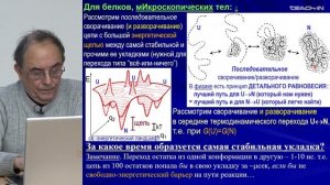 Финкельштейн А.В. - Физика белка - 14. Кинетика образования структур глобулярных белков