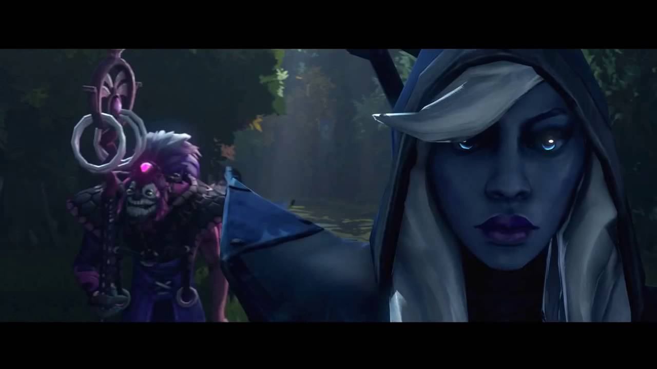 DotA 2 _ Tiny protected Templar Assassin until he died смотреть онлайн