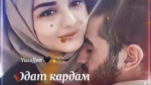 одат кардам ба хамин хандаи зебот.