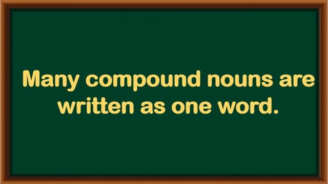 Compound Nouns смотреть онлайн