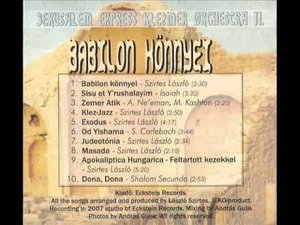 Jerusalem Express Klezmer Orchestra Babilon könnyei/Tears of babilon: Klezz-Jazz